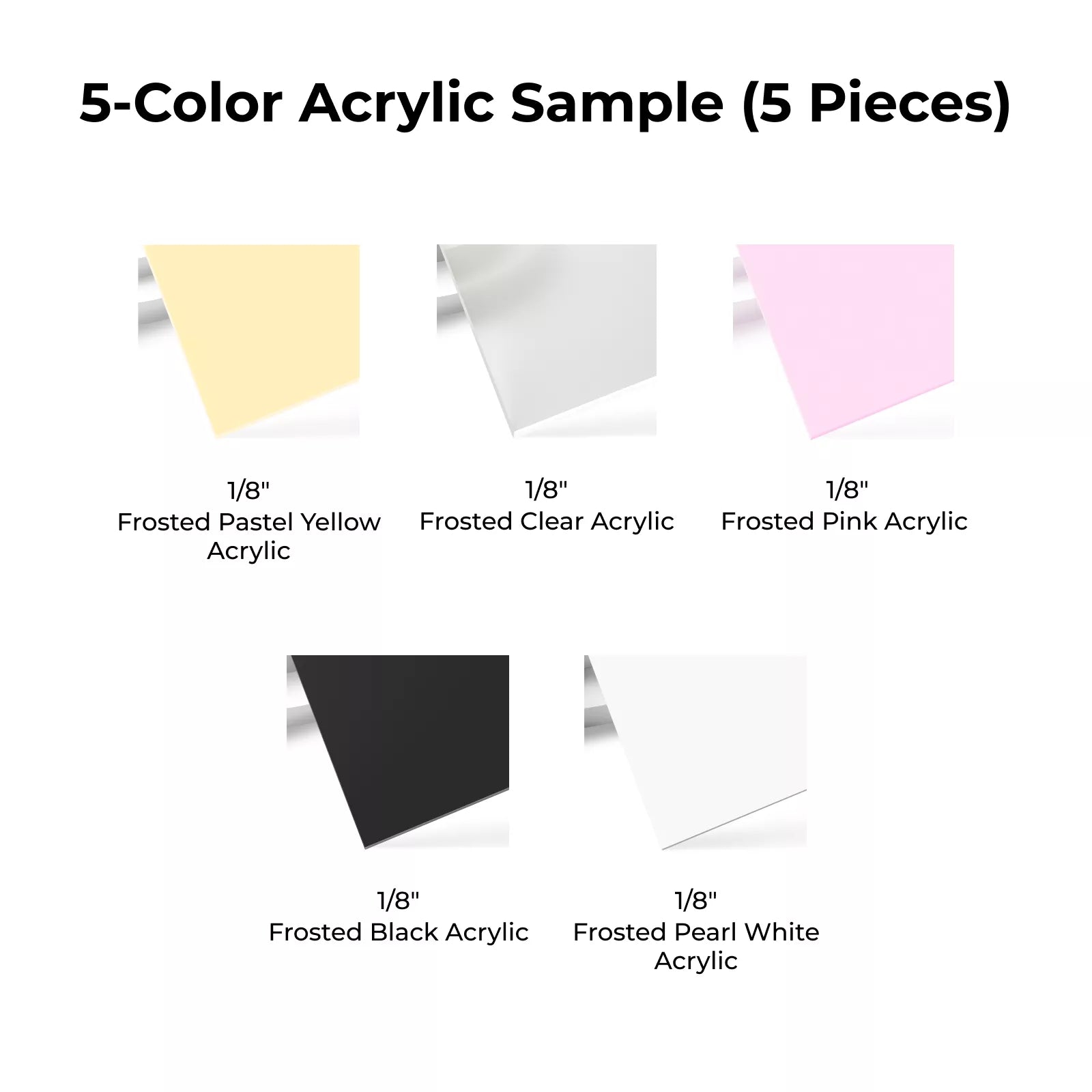 colored frosted acrylic sheets for laser cutting crafts