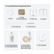 collection of crystal ball inner engraving fixture with rechargeable light base, engraving oil and crystal ball