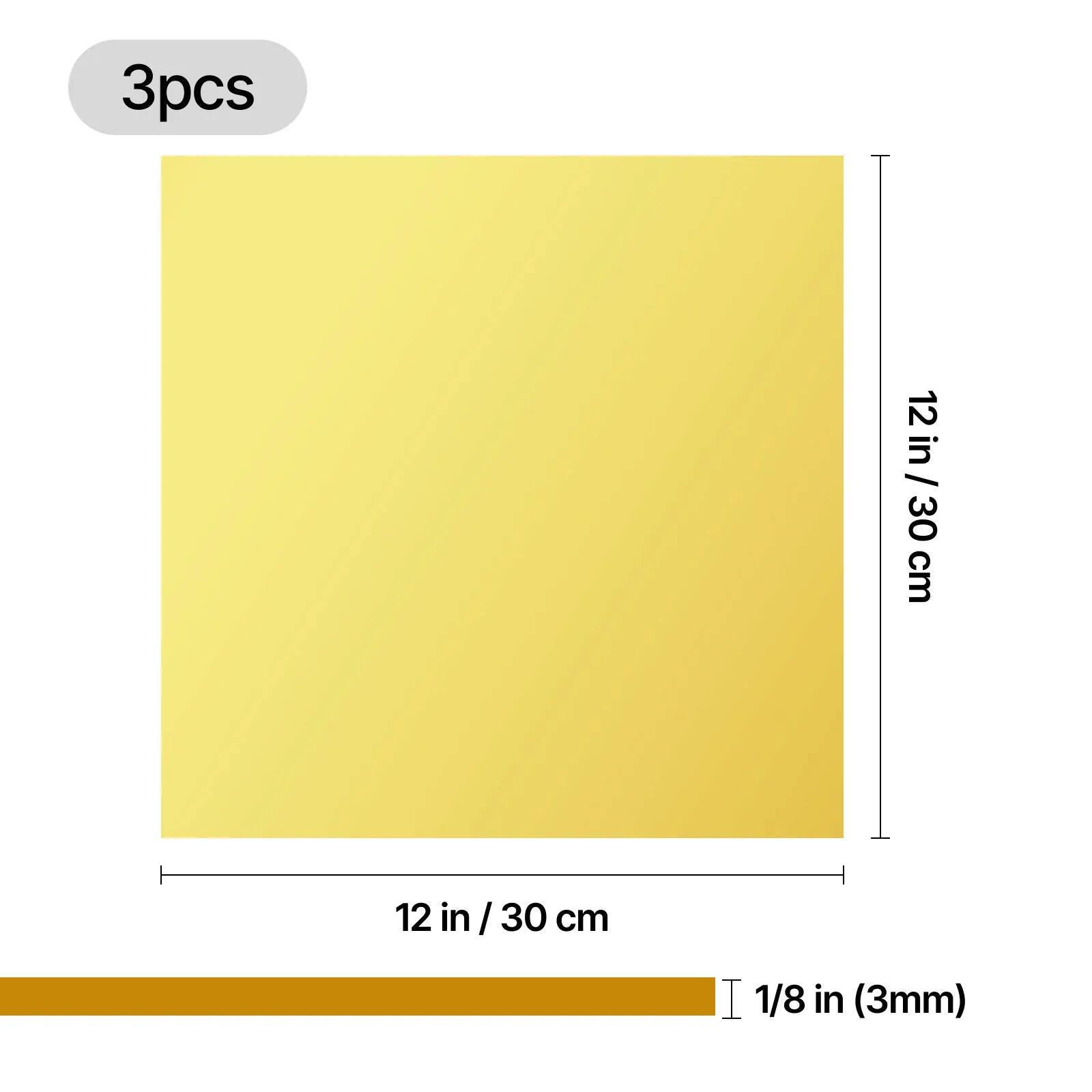 Xtool gold metallic acrylic plexiglass sheet laser cutting dimensions