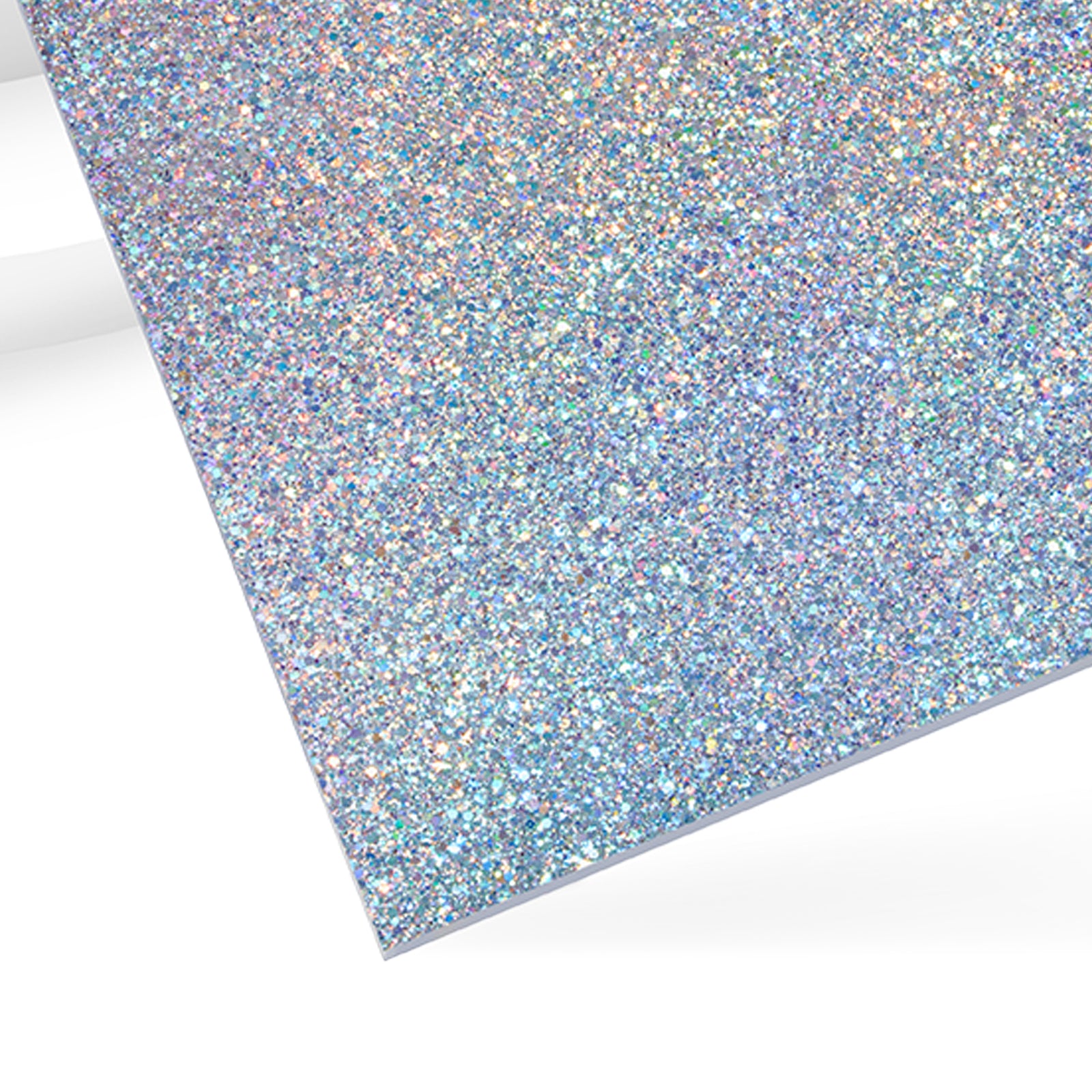Xtool holographic silver sparkle glitter acrylic sheet plexiglass laser cutting