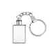 laser engraved crystal rectangle keychain with lights