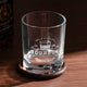 laser engraved high quality whiskey glasses