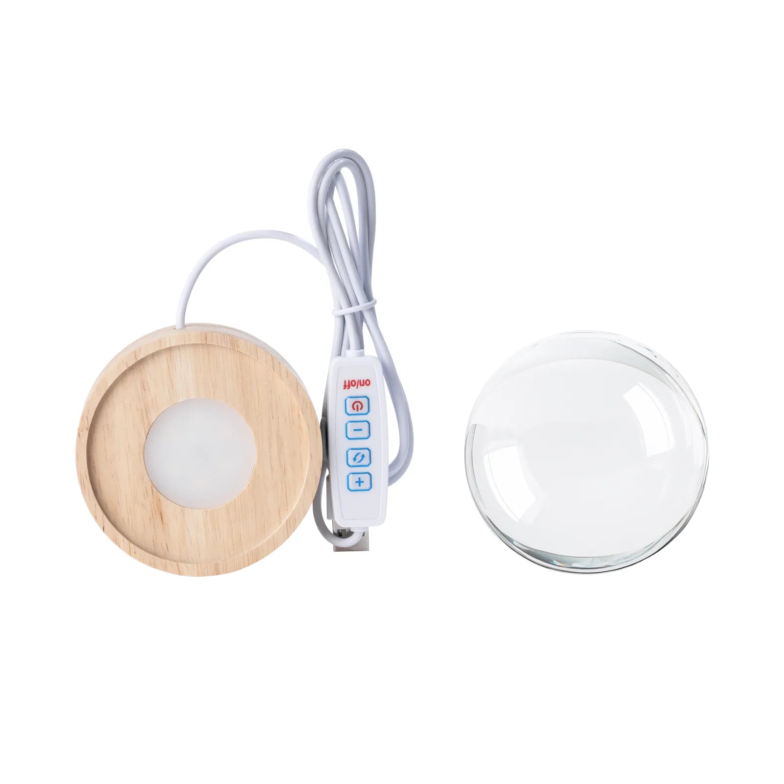 Xtool laser engraving crystal ball wood light base rechargeable