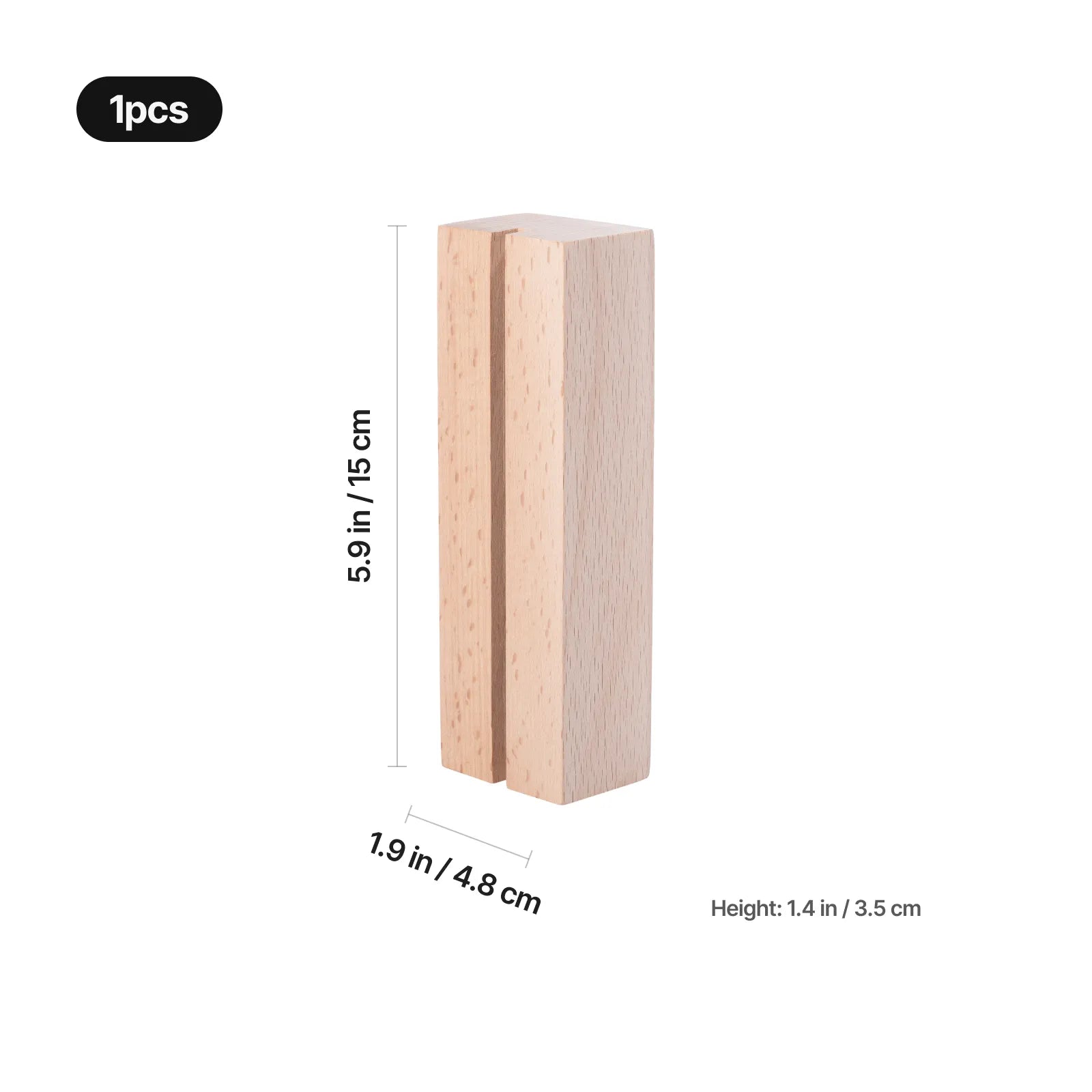 dimensions of rubber wood LED light base for acrylic sheets display