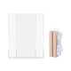 rechargeable rubber wood LED light base for acrylic sheets display