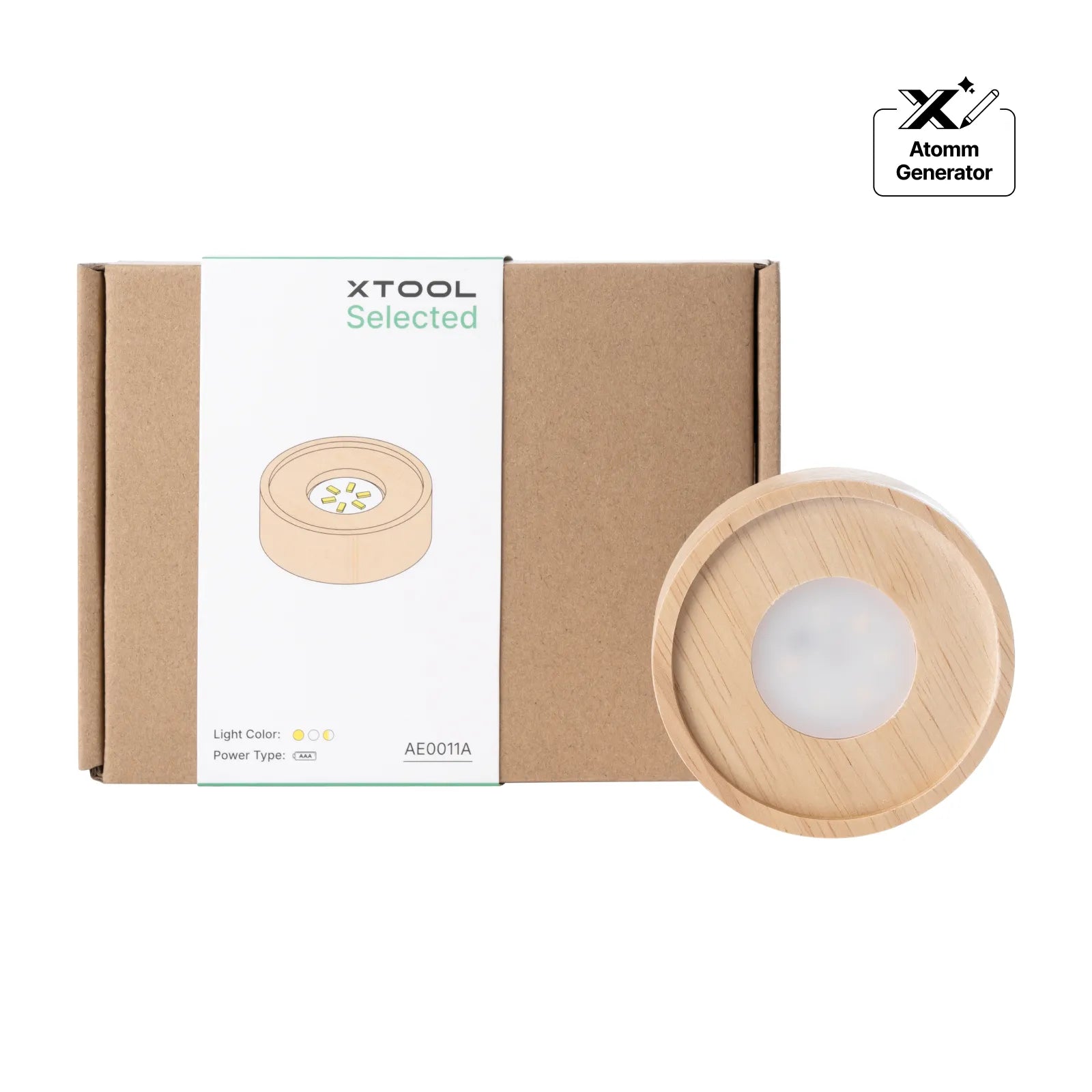 Xtool led light base round battery