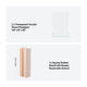 Transparent acrylic sheets and battery powered square rubber wood LED light base