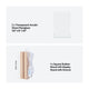 Transparent acrylic sheets and rechargeable square rubber wood LED light base
