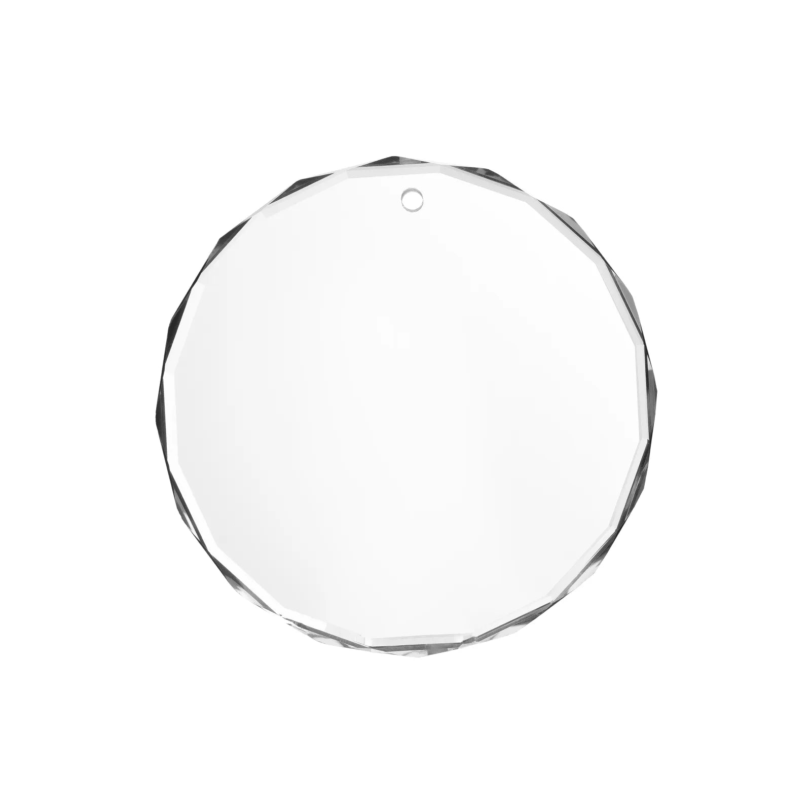 K5 Crystal Faceted Round Ornament (3pcs)