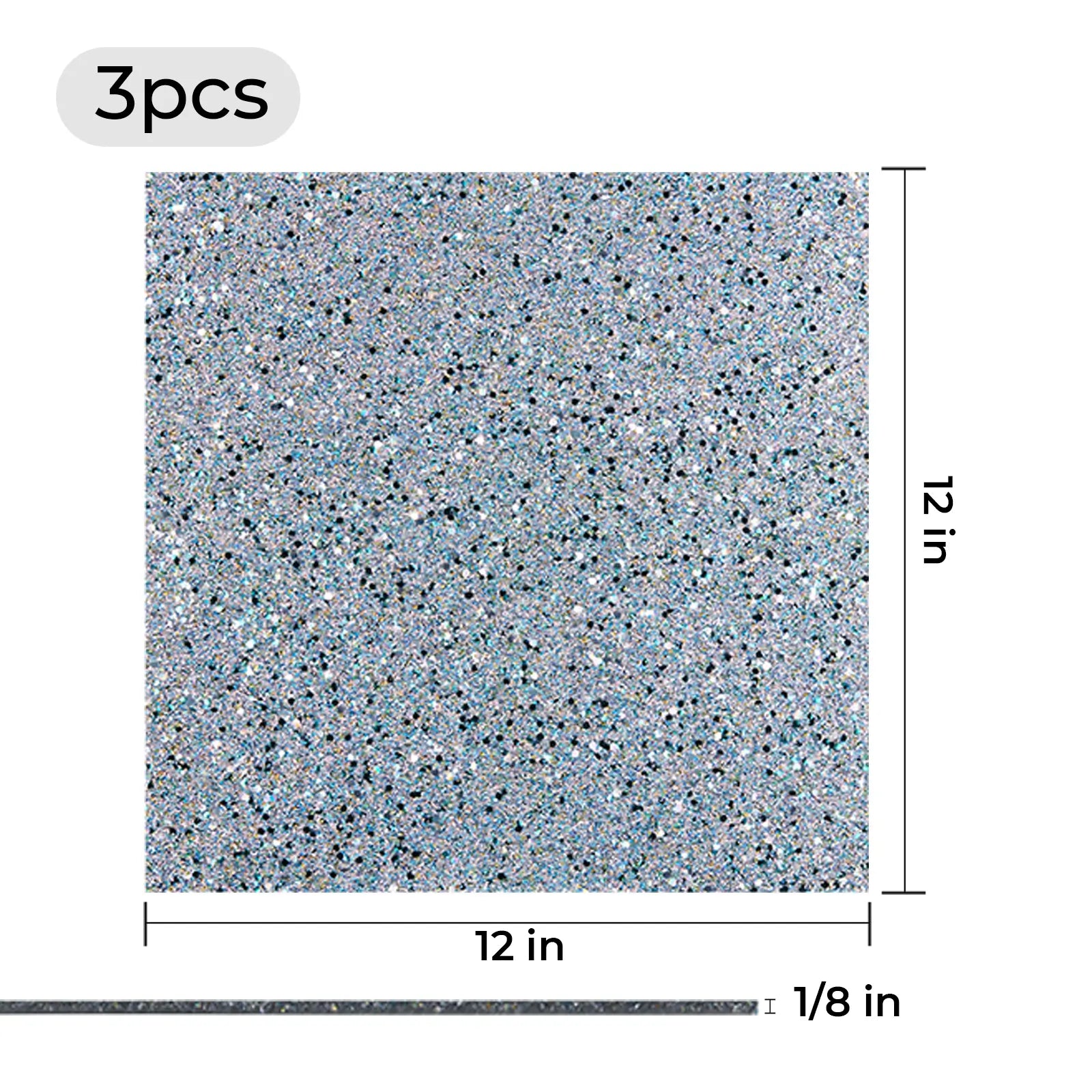 Xtool silver sparkle glitter acrylic sheet plexiglass laser cutting dimensions