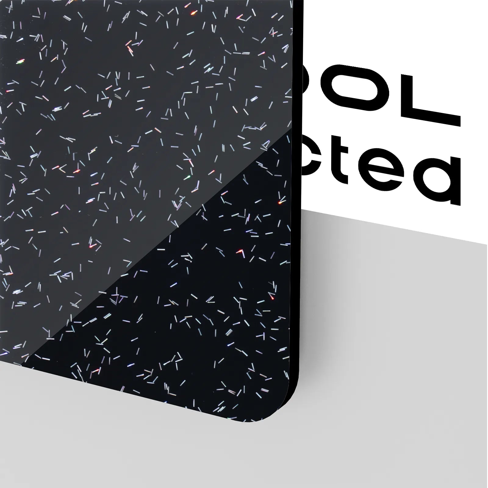 Xtool sprinkles glitter black acrylic sheets laser cutting crafting