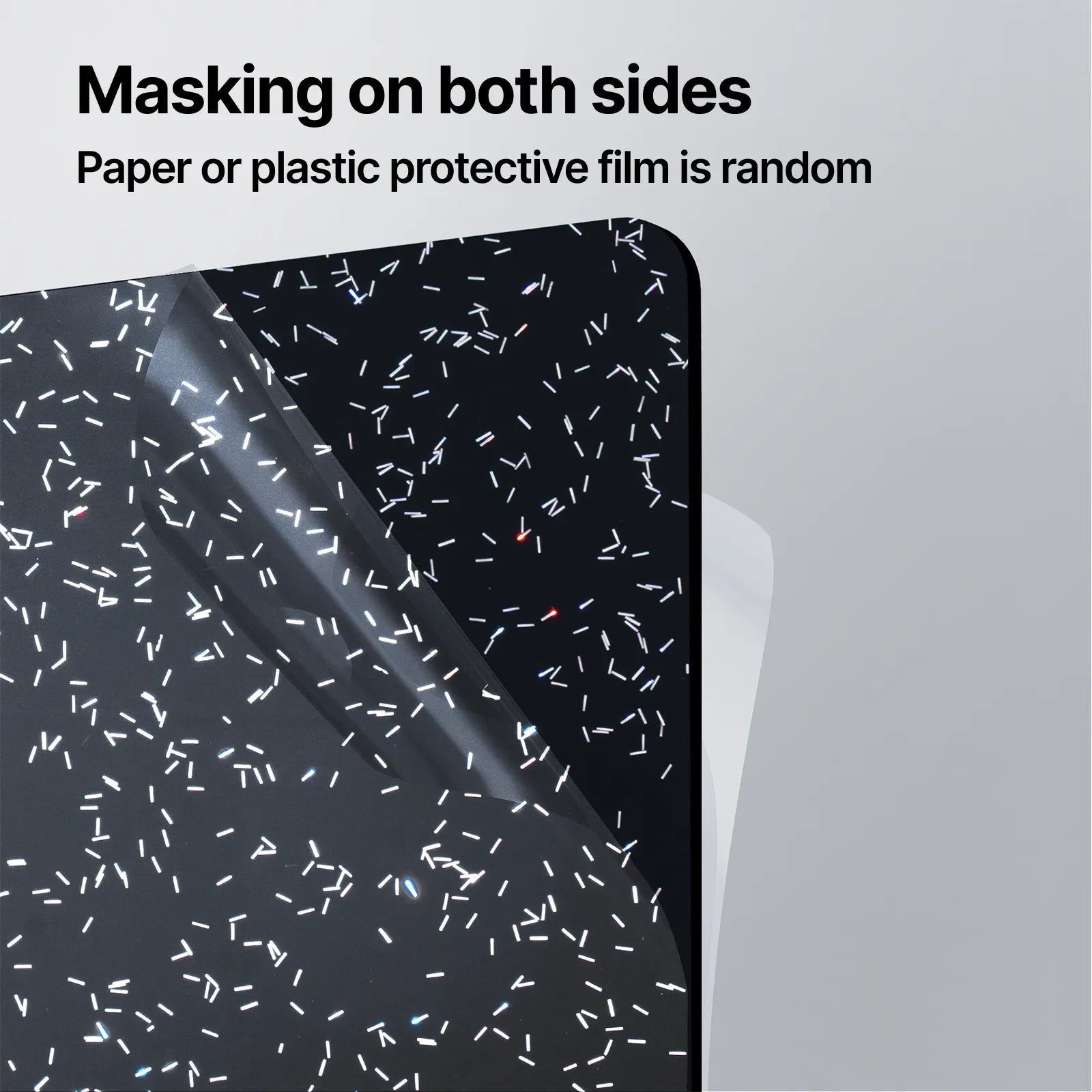 Xtool sprinkles glitter black acrylic sheets laser cutting masking