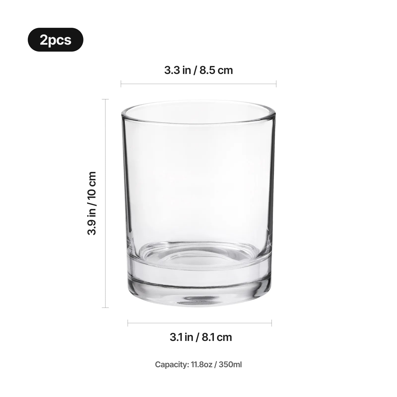 Xtool whiskey glasses laser engraving and laser etching dimensions