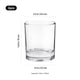 dimensions of whiskey glasses for laser engraving and laser etching