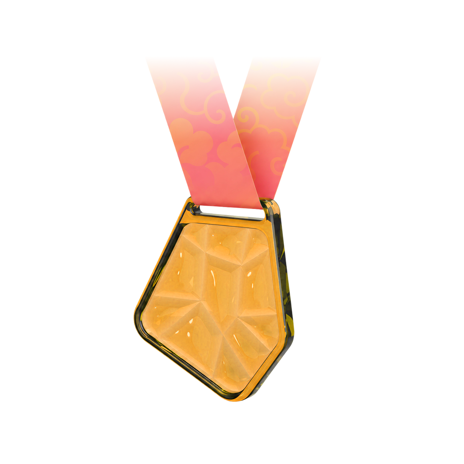 Yellow geometric glass medal 02 1 f07c06d4 5a40 4094 9d2f ee7184004dd9