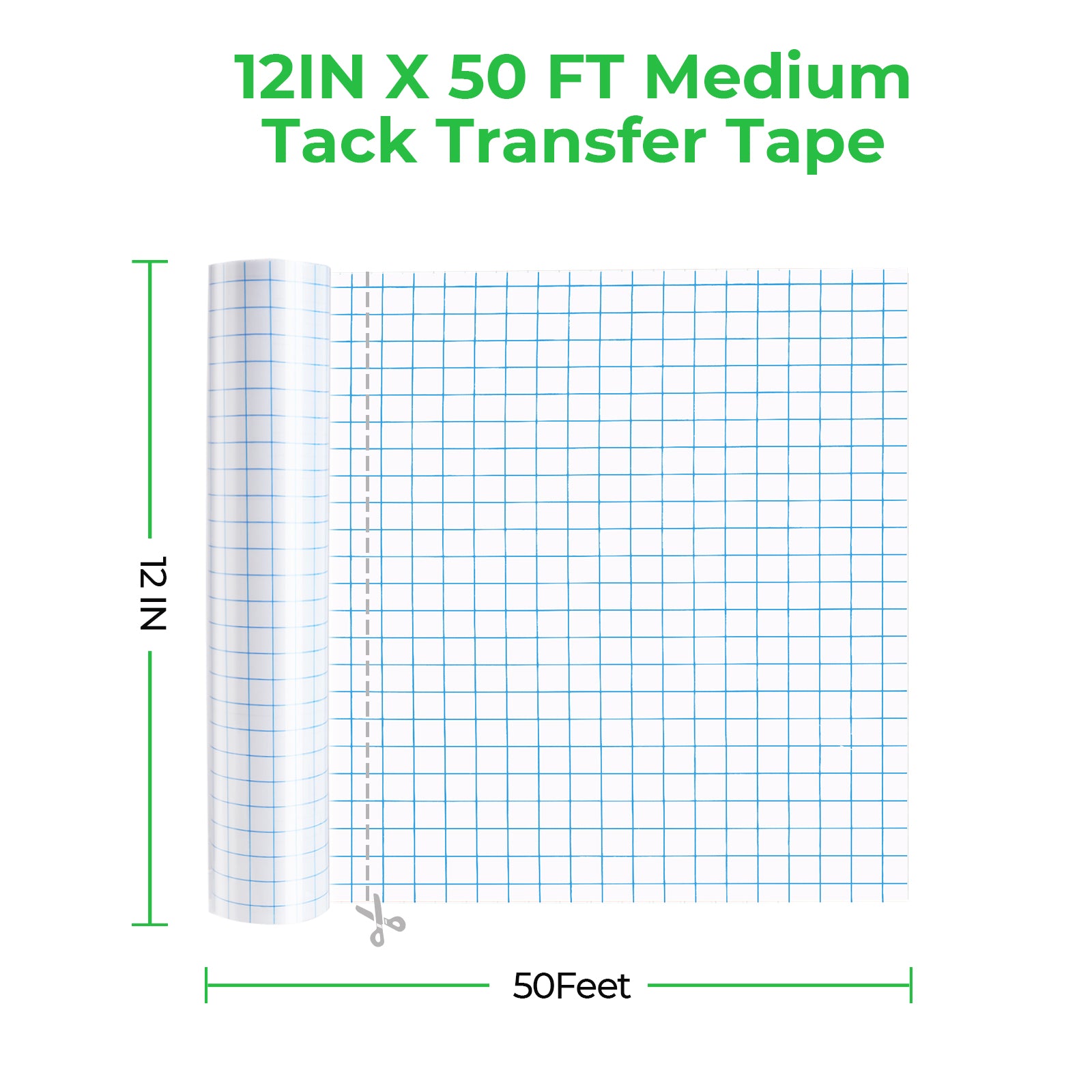 50FT Medium Tack Transfer Tape