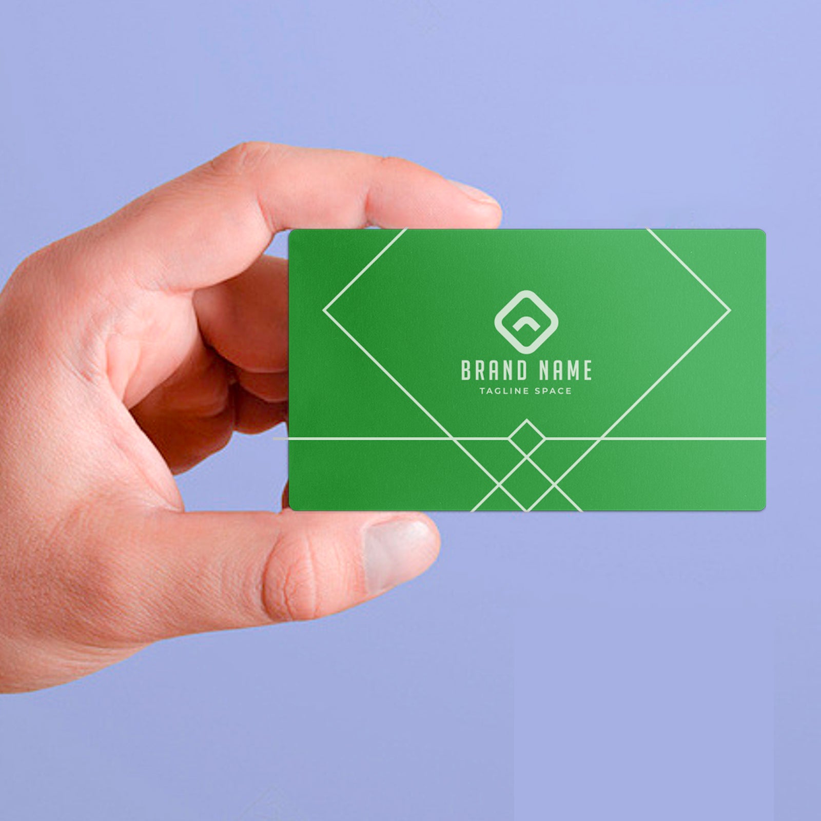 Green Aluminum Business Cards (60pcs)