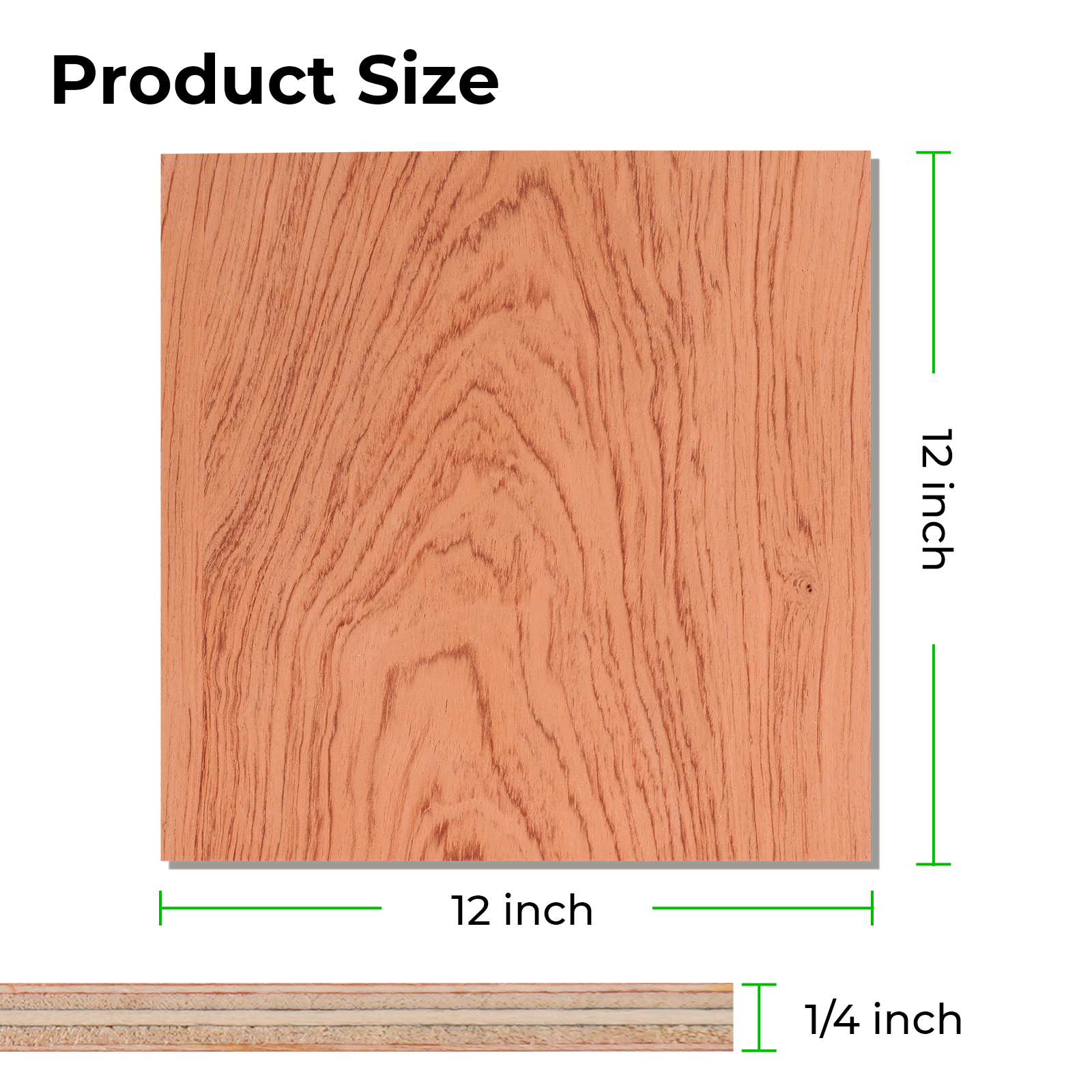 Faux Bubinga Plywood Sheets