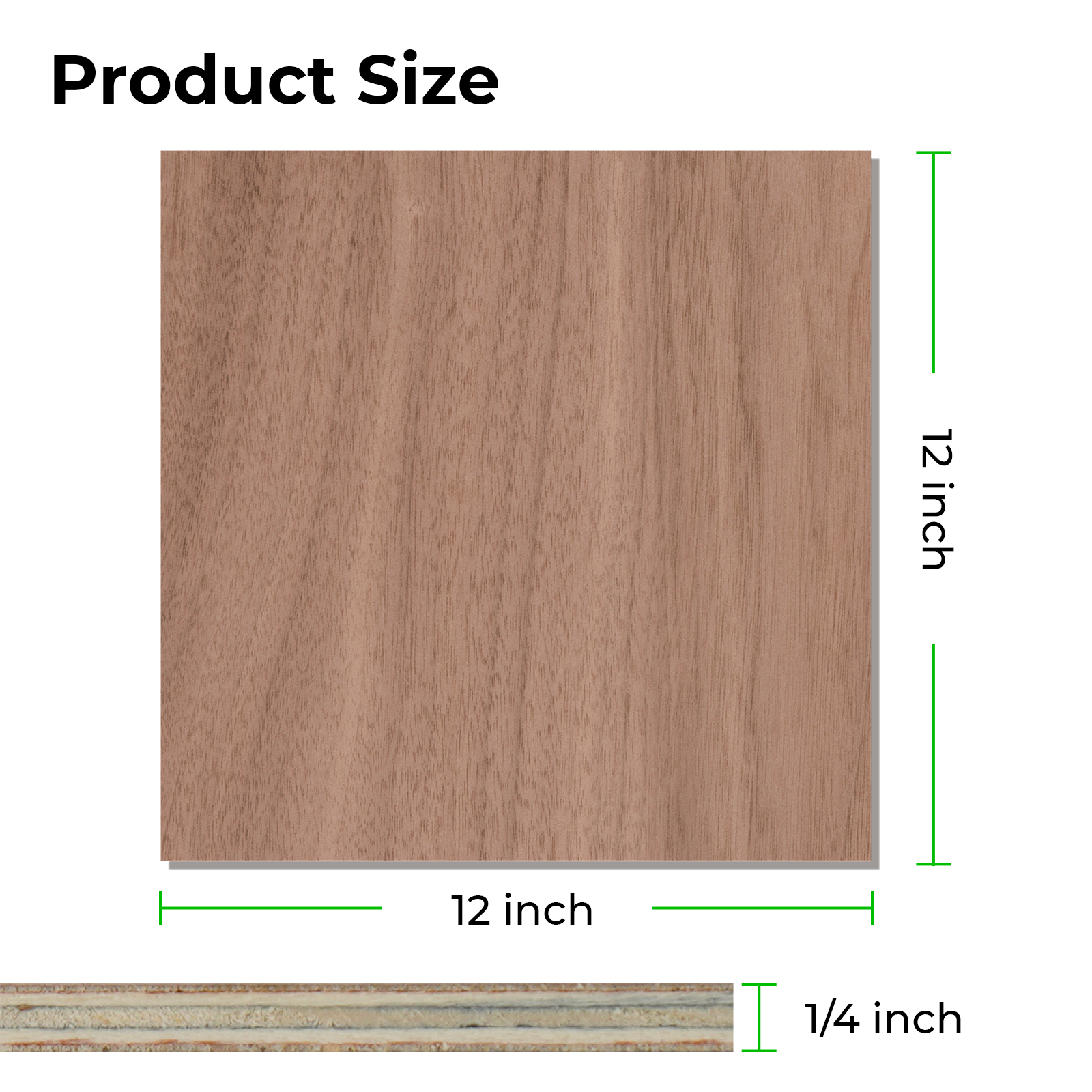 新品・未開封】solol wood(walnut) Walnut Plywood Sheets (1/8 新品・未開封】solol wood(walnut) Walnut Plywood Sheets (1/8