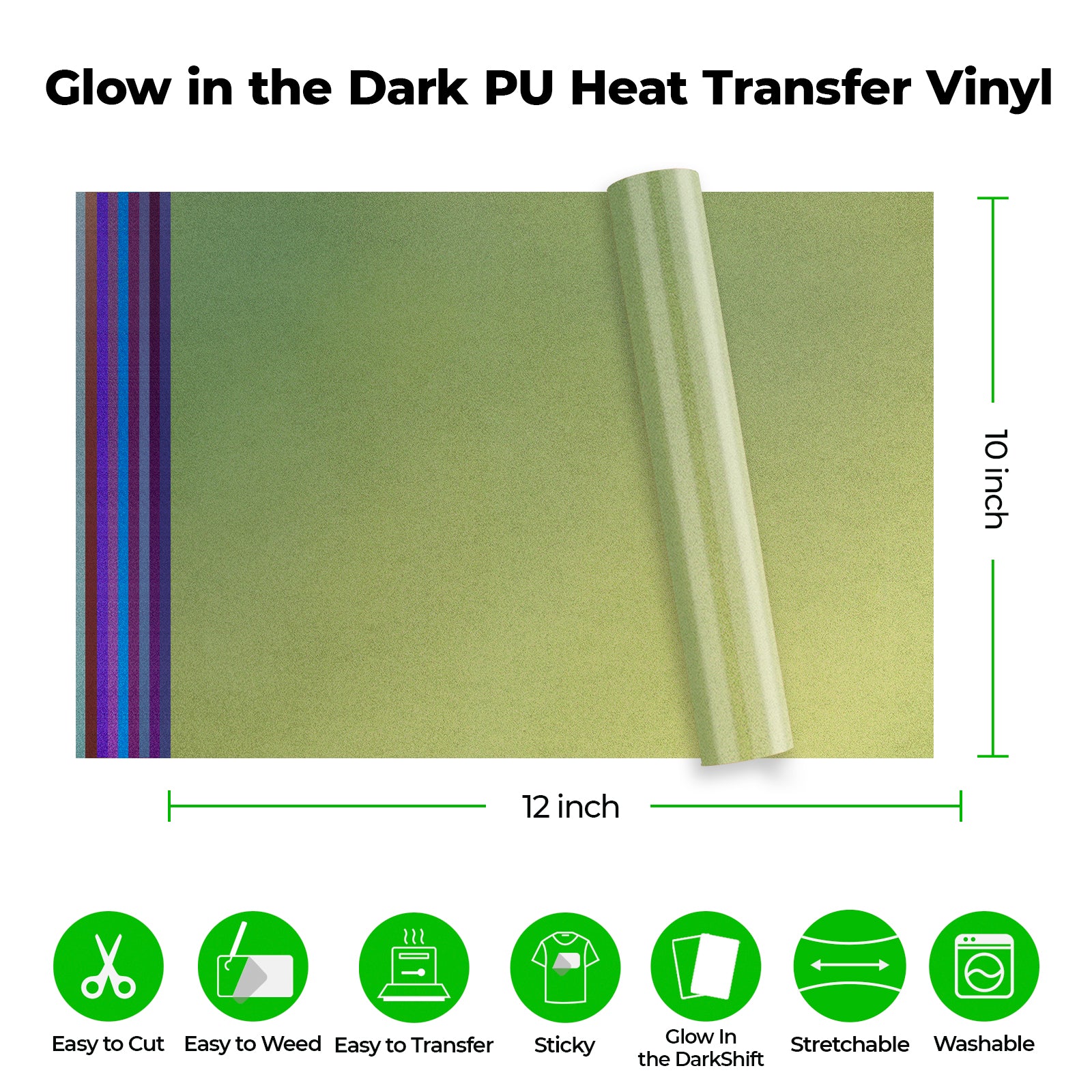Chameleon PU Heat Transfer Vinyl (30pcs)