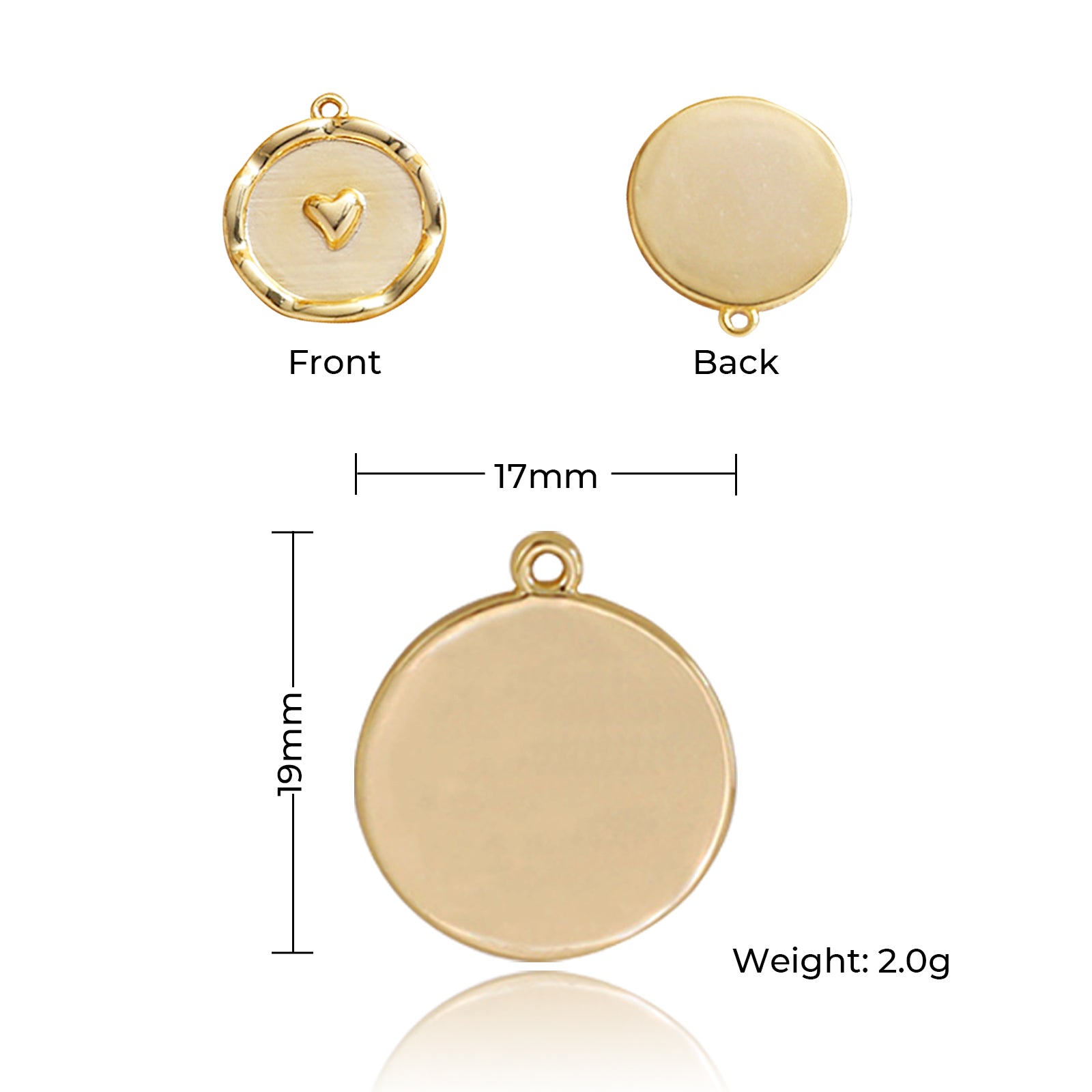 14k/18k Gold Plated Pendant