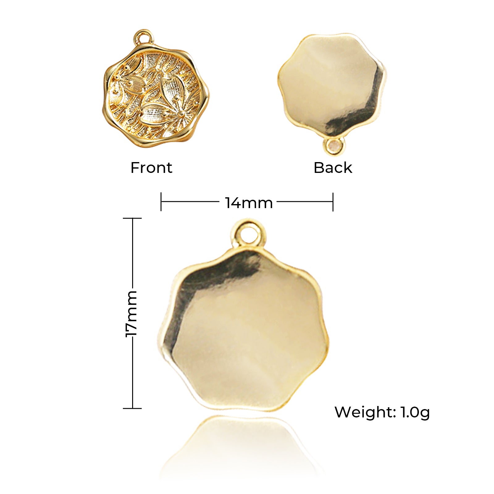 14k/18k Gold Plated Pendant