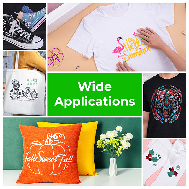 Kit vinile per trasferimento termico (60 pezzi + 3 rotoli)