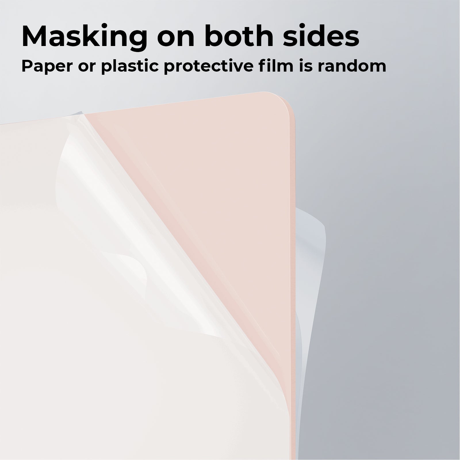 Xtool acrylic plexiglass sheet light pink laser cutting masking