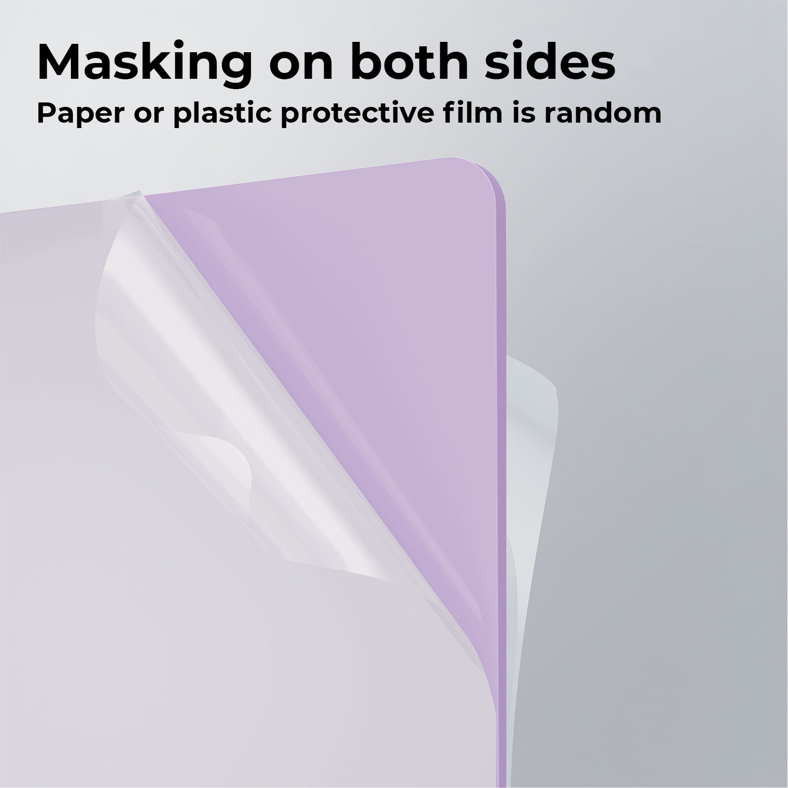 Xtool acrylic plexiglass sheet purple laser cutting masking