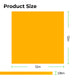 dimensions of yellow glossy acrylic plexiglass sheet for laser cutting and diy crafting